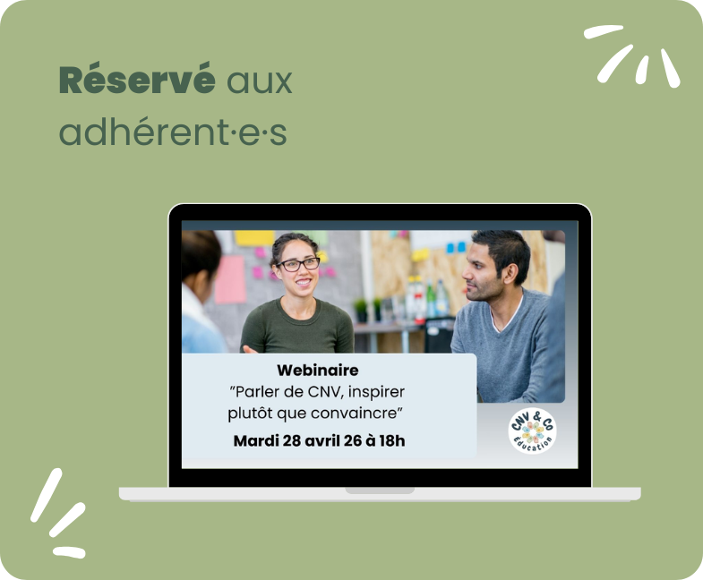 Protégé : Webinaire « Parler de CNV » – 28 avril à 18h